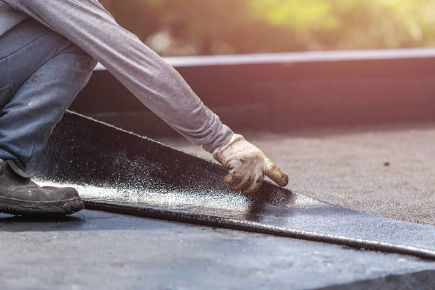 Professional Waterproofing technician working in Cambridge, OH